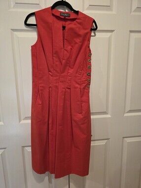 Salvatore Ferragamo Red Dress.